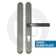 Simplefit UNI Inline Lever/Lever 70PZ/70PZ Door Handle - Extra Large Cover (296BP/variedCRS)