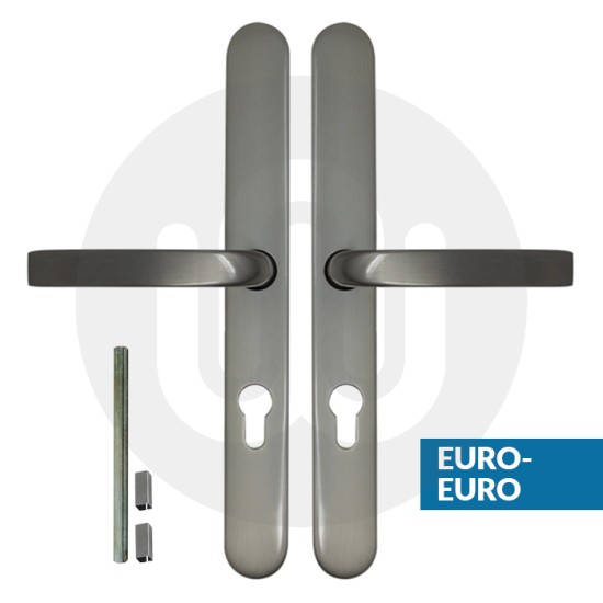 Simplefit UNI Ferco Inline Lever/Lever 70PZ/70PZ Door Handle - Extra Large Cover (296BP/variedCRS)