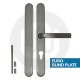 Simplefit UNI Ferco Inline Lever/Lever 70PZ/70PZ Door Handle - Extra Large Cover (296BP/variedCRS)