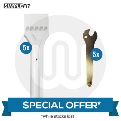 SPECIAL OFFER! 5x Glazing Paddles & 5x SFS 9mm Spanners with 5mm Hexagon Bar