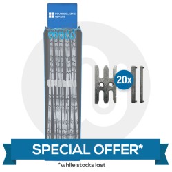 SPECIAL OFFER! 40x Simplefit Croppable Espag Rods with Keeps & Free Cardboard Stand