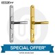 SPECIAL OFFER! 2x Simplefit Multi-positional Door Handles (1x Chrome & 1x Gold) 