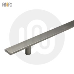Fab & Fix Stainless Steel Flat Inline Bar Door Handle