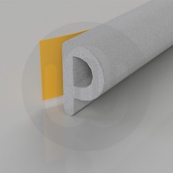 Self-Adhesive EPDM P Profile Rubber Seal for Doors & Windows