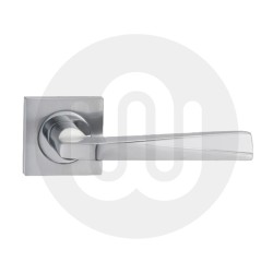 Veer Lever Handle on Rose