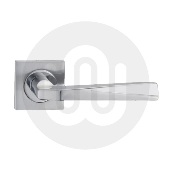 Veer Lever Handle on Rose Veer Lever Handle on Rose
