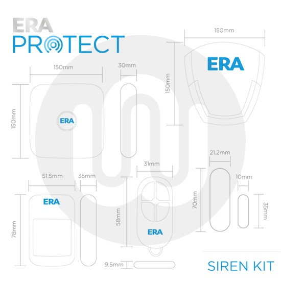 ERA Protect Guardian Smart Alarm Kit with Sirens & External Cameras