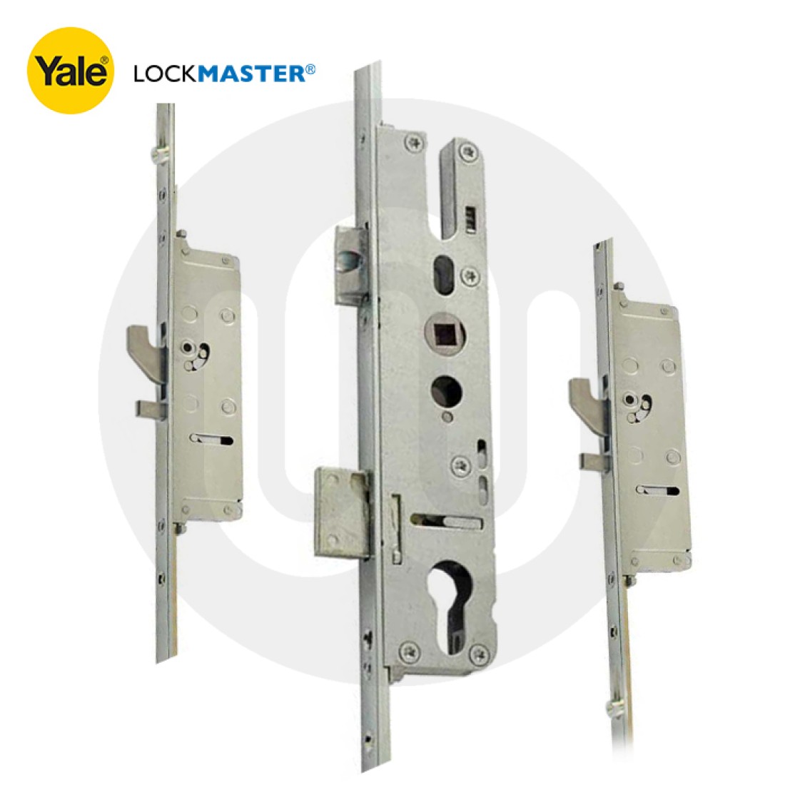 Lockmaster Yale Double Door BiFold Lock with 16mm Faceplate For Smarts