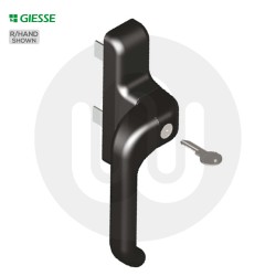 Giesse Twin Peg Offset Window Handle - Locking