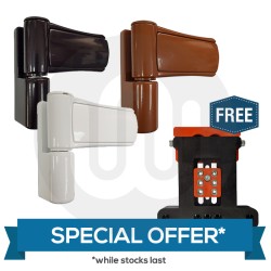 SPECIAL OFFER! 24x Simplefit Repair Flag Hinges with Free Jig