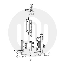 Sobinco Chrono Visible Tilt Before Turn Hinge Set 35140-10/12