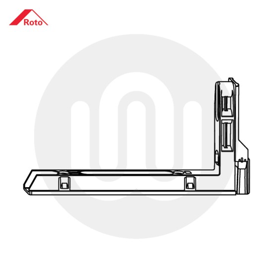 Roto Designo II Corner Hinge