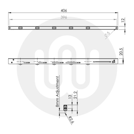 Simplefit Heavy Duty 5 Wheel Rollers