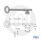 Pre-Cut FB1 / FB2 / FB4 Key To Suit Fire Brigade Locks