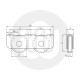 Sobinco 666-130 Double Roller Assemblies – Sold in Pairs