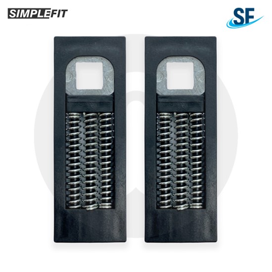 Simplefit Spring Cassettes (Pair) - Fits Hoppe, Mila & Many More...