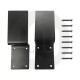 2 x Heavy Duty Door Security Bar Barricade Brackets