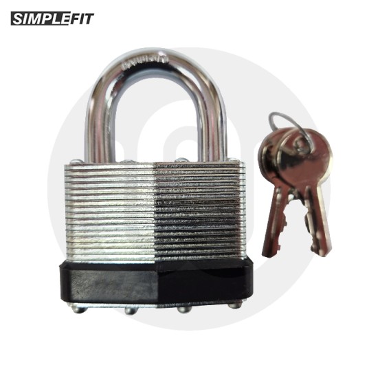 Simplefit Laminated Steel Padlock