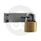 Simplefit Heavy Duty Brass Padlock – Keyed Alike