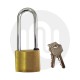 Simplefit Heavy Duty Long Shackle Brass Padlock