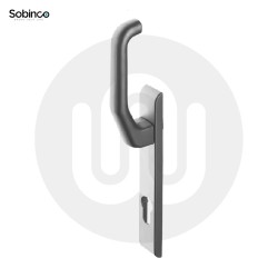 Sobinco 824L VI External Handle with Cylinder Hole