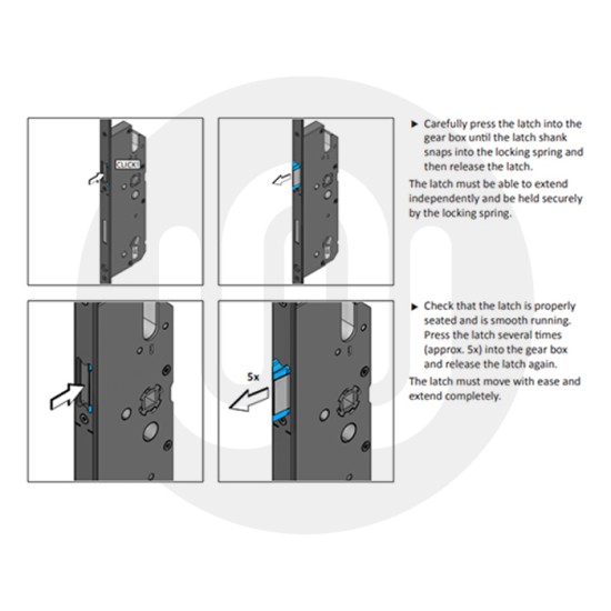 KFV AS2300 W20 Stable Door Lock