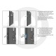 KFV AS2300 W20 Stable Door Lock