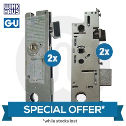 SPECIAL OFFER! 2x Winkhaus & 2x GU Old Style Centre Cases 35mm Backset