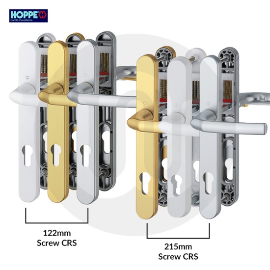 SHOP STOCK! Hoppe Birmingham Set (6pcs or 12 pcs) Lever/Lever 92PZ/92PZ Door Handles Individually Bagged (122CRS & 215CRS)