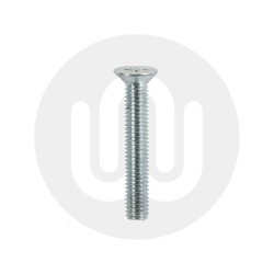 Metric Threaded Machine Screws – PZ – Countersunk - Zinc