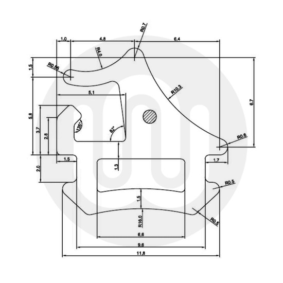 ALUK Bifold Door Black Flipper Weather Rubber Gasket Seal