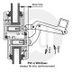 Simplefit Folding Openers with Link Bar with End Caps for UPVC / Aluminium / Timber