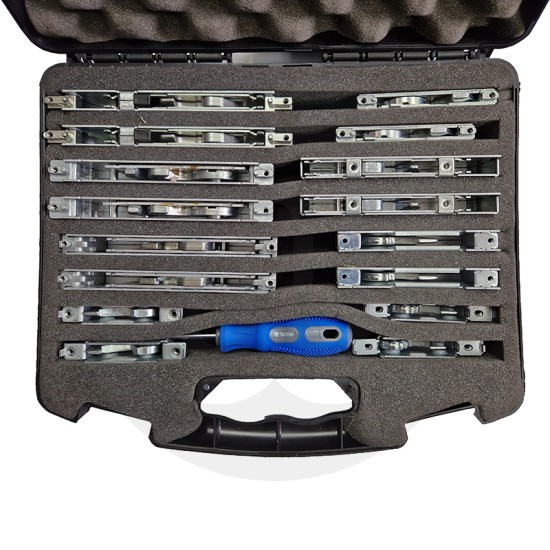 SPECIAL OFFER: 8 Pairs of Popular Multipoint Lock Hook Cases + Torx Screwdriver + Free Carry Case