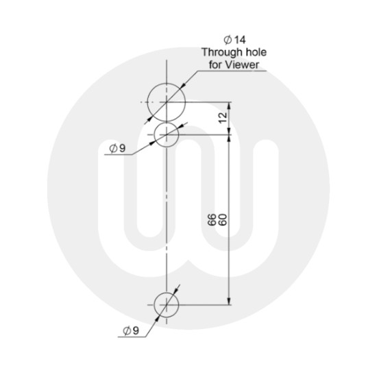 Sweet 2-part Knocker with Spyhole