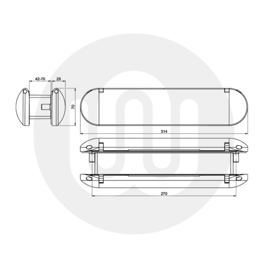 Sweet Round Letterplate