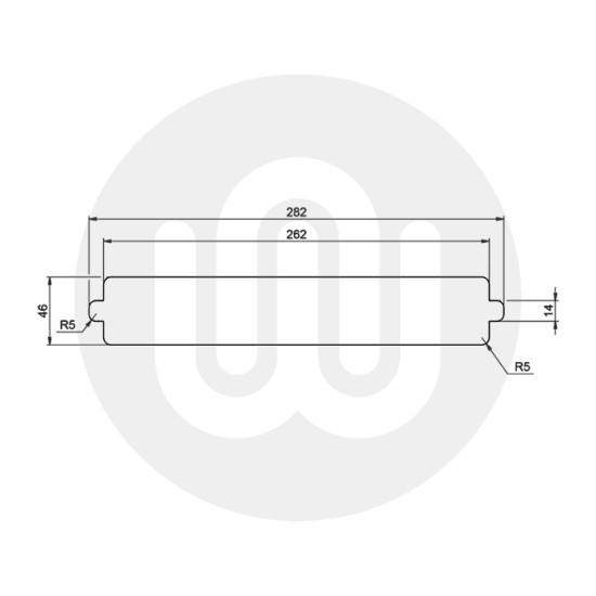 Sweet Square Letterplate