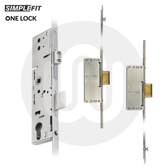 Simplefit One Lock 2 Deadbolt 2 Roller