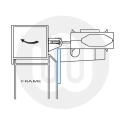 Wide Fixing Plate for UPVC Frames