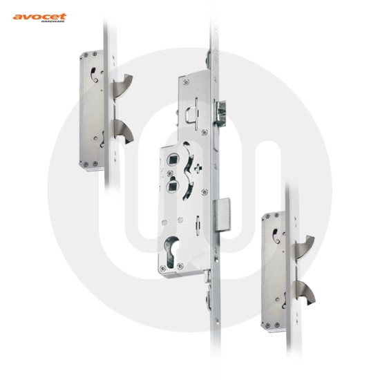 Avocet Affinity 4 Hook Timber & Composite Door Lock 44mm Wide Faceplate Avocet Affinity 4 Hook Timber & Composite Door Lock 44mm Wide Faceplate
