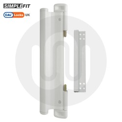 CAL Retrofit Sliding Door Lock with Double Bolt Security and Handle