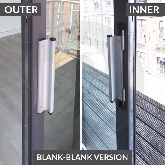 CAL Retrofit Sliding Door Lock with Double Bolt Security and Handle CAL Retrofit Sliding Door Lock with Double Bolt Security and Handle