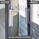 CAL Retrofit Sliding Door Lock with Double Bolt Security and Handle CAL Retrofit Sliding Door Lock with Double Bolt Security and Handle