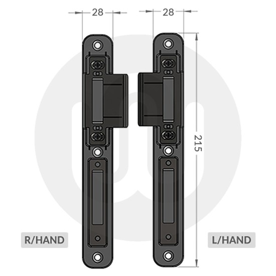 Ingenious 1141 Composite Door Centre Latch Ingenious 1141 Composite Door Centre Latch
