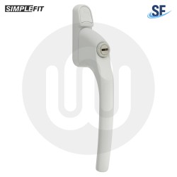 Simplefit Decorative Locking Inline Espag Window Handle – 40mm Spindle