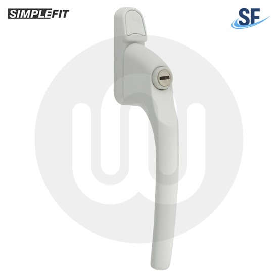 Simplefit Decorative Locking Inline Espag Window Handle – 40mm Spindle Simplefit Decorative Locking Inline Espag Window Handle – 40mm Spindle