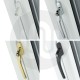 Simplefit Budget Decorative Locking Inline Espag Window Handle – 40mm Spindle