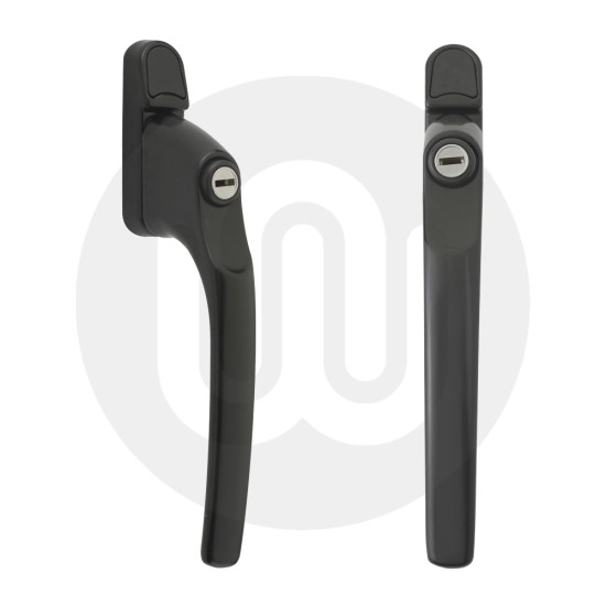 Simplefit Budget Decorative Locking Inline Espag Window Handle – 40mm Spindle