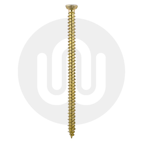 Concrete Window Frame Screws - TX - Flat Countersunk - Yellow Concrete Window Frame Screws - TX - Flat Countersunk - Yellow