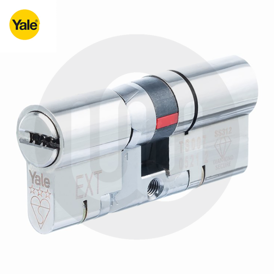 Yale Platinum TS007 3 Star Euro Double Cylinder Yale Platinum TS007 3 Star Euro Double Cylinder