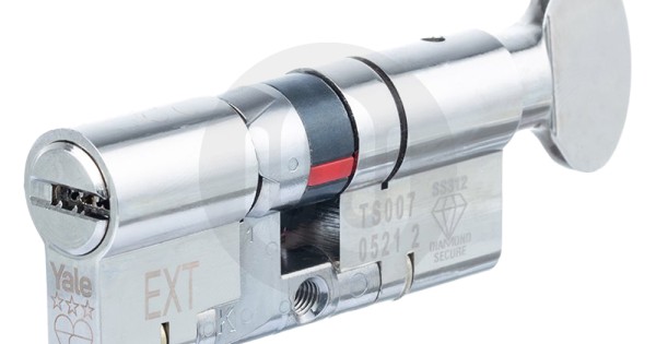 Yale UPVC Cerradura De Puerta Cilindro Euro Platino TS007 3 Star Anti R 771723 - Foto 12